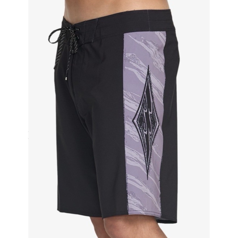 BILLABONG Mens sz.32 FRAMELINES Pro Board shorts 18.5" Trunks Black Recycler NWT
